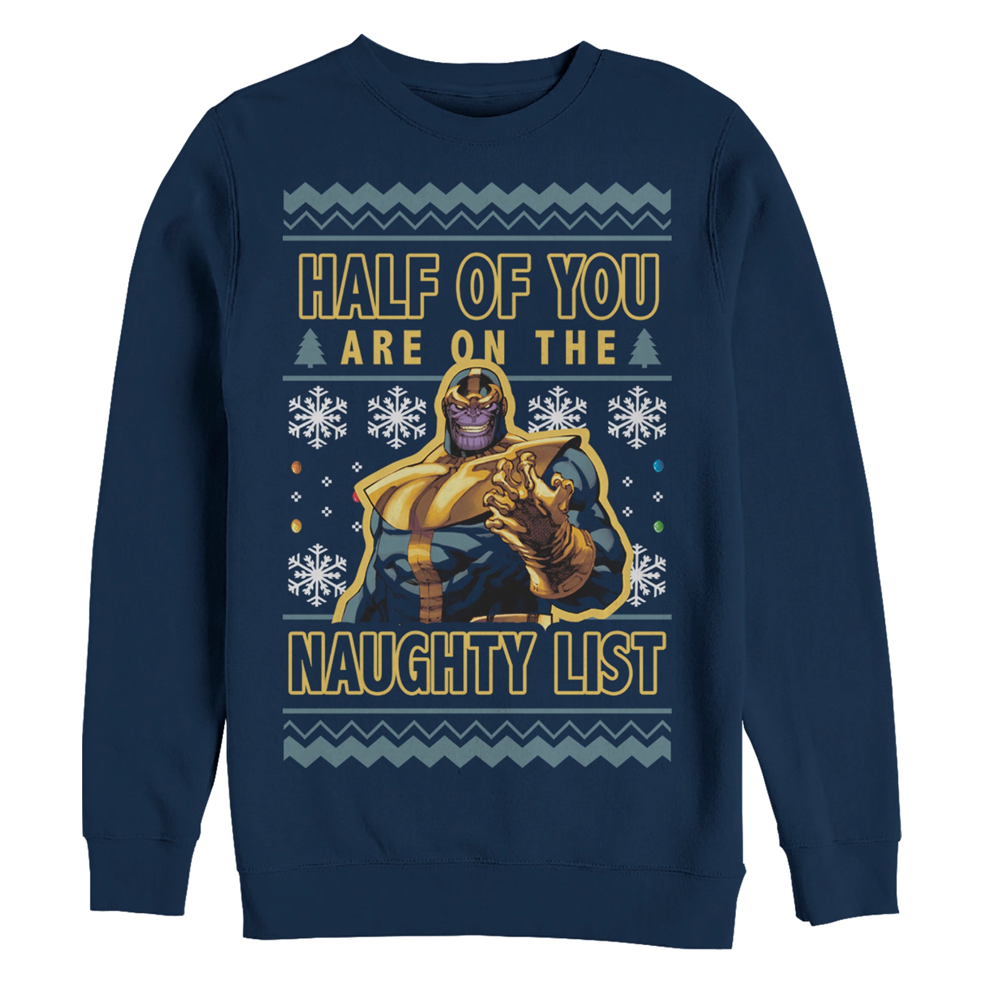 Men's Marvel Thanos Ugly Sweater Sweatshirt